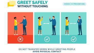 Greet Safely Without Touching